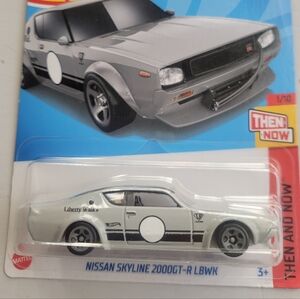 Nissan Skyline 2000GT-R Gray Hot Wheels Liberty Walk Toy Car